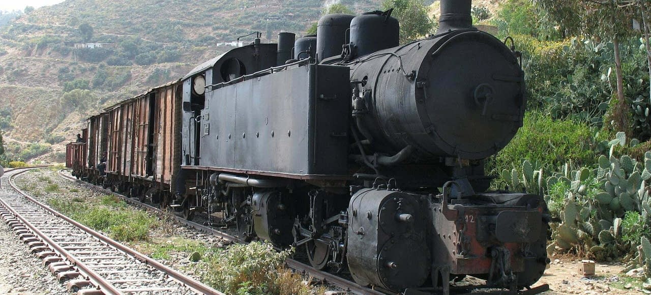 steam locomotive in Eritrea - Archeological tour to Eritrea - The Eritrean Railway