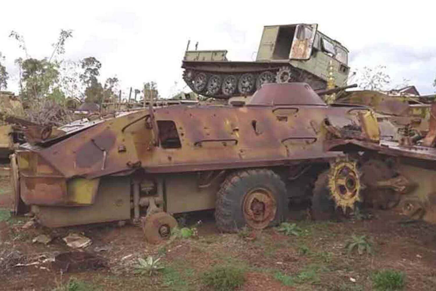 Tank Graveyard In Asmara